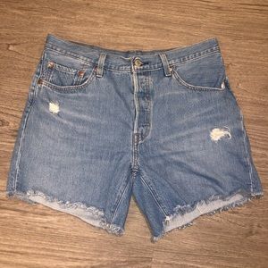 Levi’s Button Fly 501 Jean Shorts